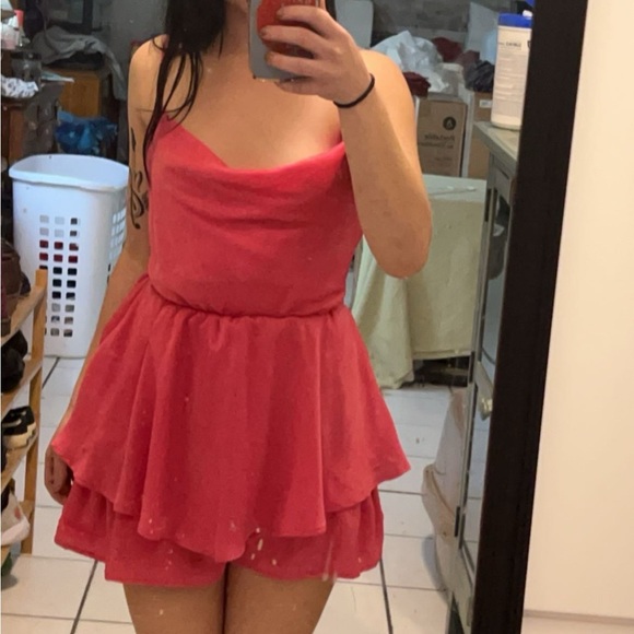 Pink Barbie dress medium never worn out in public - Picture 2 of 5